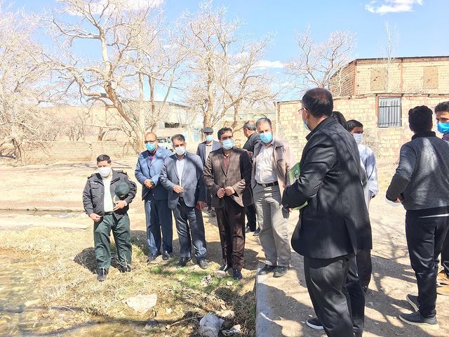 حضور سلمان اسحاقی در روستای عباس آباد دشت