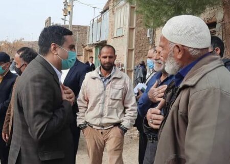 حضور سلمان اسحاقی در روستای تگابند