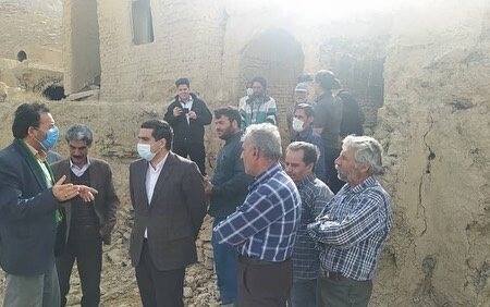 حضور اسحاقی در روستای گوشیک بخش مرکزی شهرستان قاینات