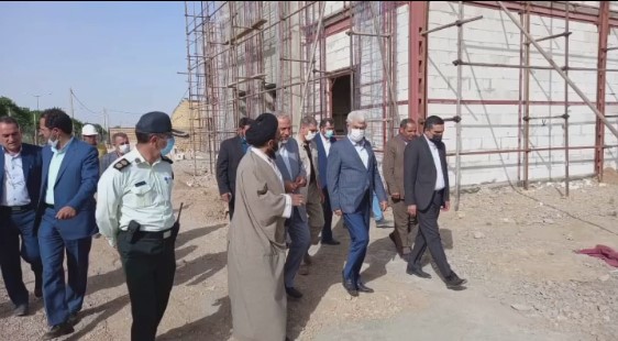 حضور جناب آقاي دكتر شهرياري از پروژه بيمارستاني آستان قدس رضوي
