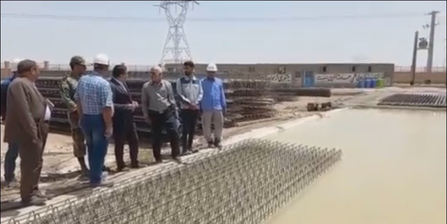بازديد ١٦ تيرماه سال ١٤٠١ ، از روند ساخت پادگان غدير ارتش در شهر قاين