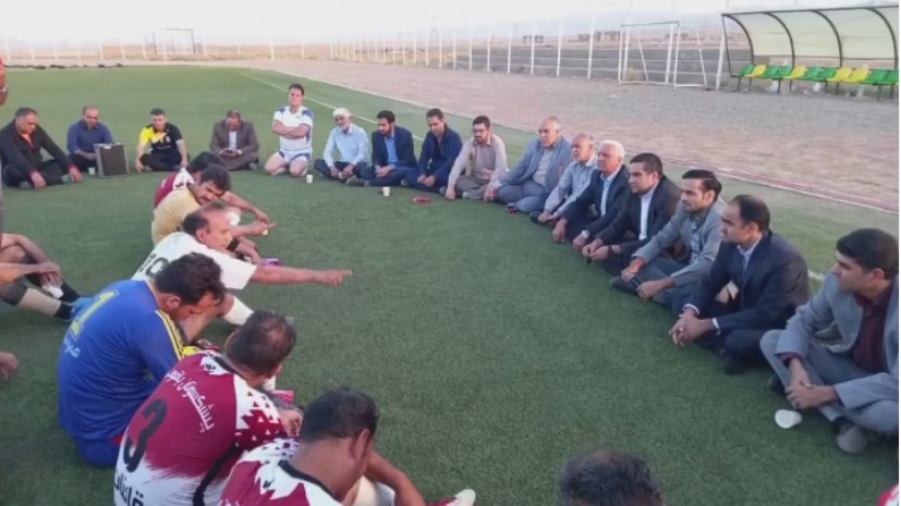حضور در جمع پيشكسوتان ، صاحب نظران و دلسوزان ورزش فوتبال شهرستان قاينات